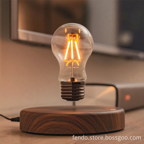 Magnetic Rotating Levitating Light Bulb for Desk Lamp